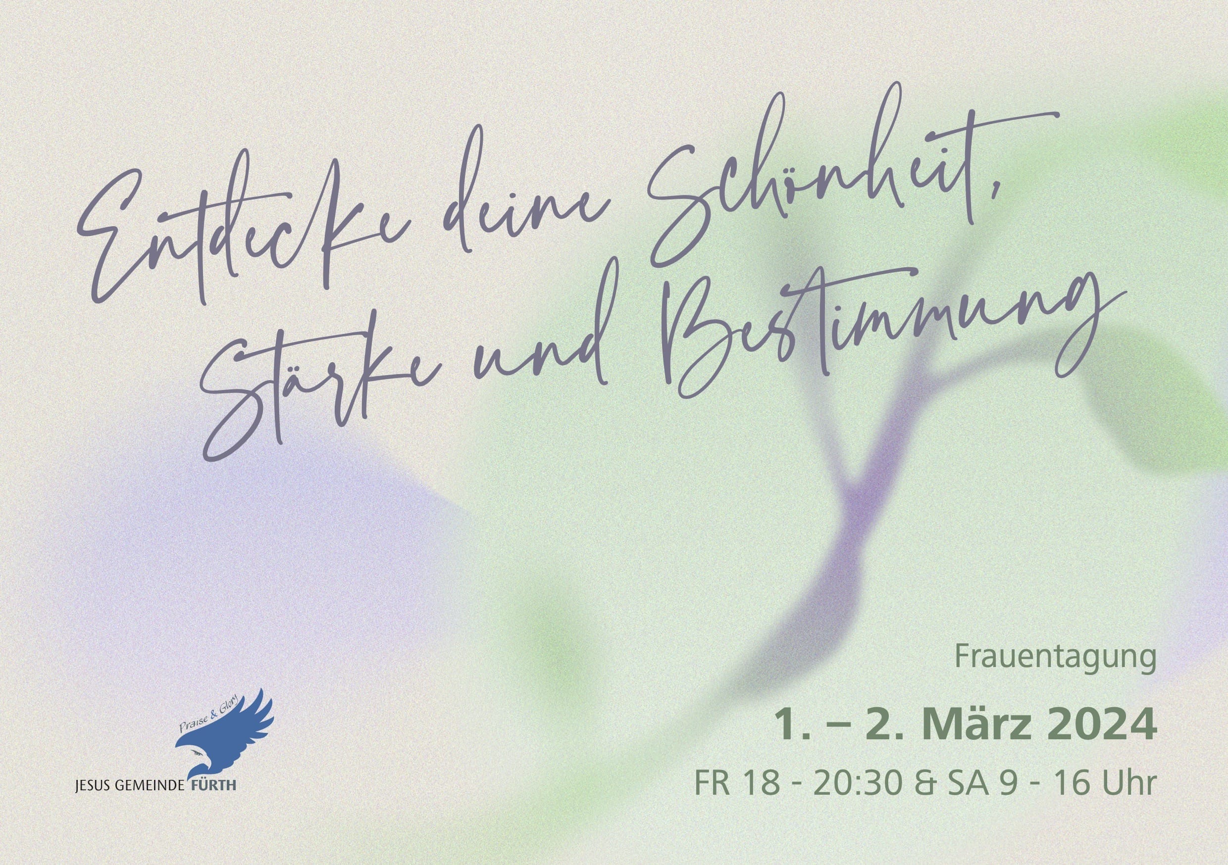 Ein Poster der Frauentagung 2024.